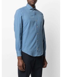 Chemise en jean bleue Eleventy