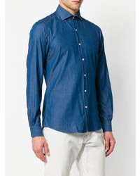 Chemise en jean bleue Fay