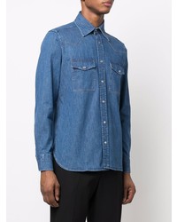 Chemise en jean bleue Tom Ford