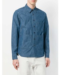 Chemise en jean bleue Aspesi