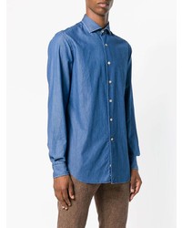 Chemise en jean bleue Alessandro Gherardi