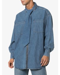 Chemise en jean bleue Diesel Red Tag