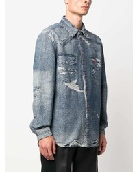 Chemise en jean bleue Diesel