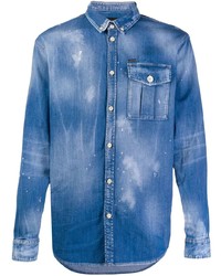 Chemise en jean bleue DSQUARED2