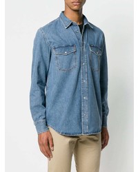 Chemise en jean bleue Diesel