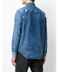 Chemise en jean bleue Givenchy