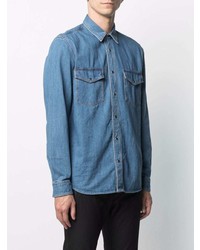 Chemise en jean bleue Hugo