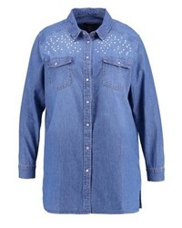 Chemise en jean bleue New Look