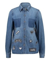Chemise en jean bleue Only