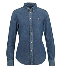 Chemise en jean bleue Ralph Lauren