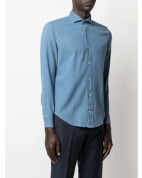 Chemise en jean bleue Eleventy