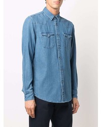 Chemise en jean bleue Deperlu