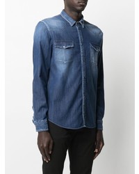 Chemise en jean bleue Dondup