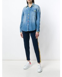 Chemise en jean bleue Mira Mikati