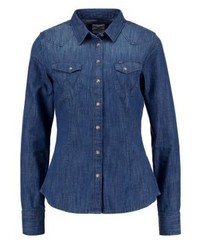 Chemise en jean bleue Wrangler