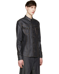 Chemise en jean gris foncé Juun.J