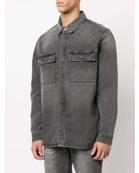 Chemise en jean gris foncé Ksubi