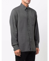 Chemise en jean gris foncé Tom Ford