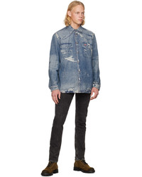 Chemise en jean grise Diesel