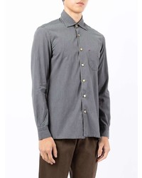 Chemise en jean grise Kiton