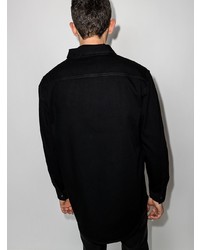 Chemise en jean imprimée noire Givenchy