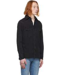 Chemise en jean noire Tom Ford