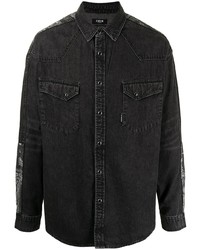 Chemise en jean noire FIVE CM