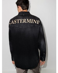 Chemise en jean noire Mastermind Japan