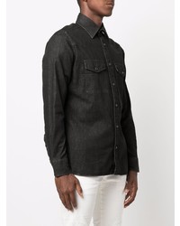 Chemise en jean noire Tom Ford