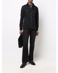 Chemise en jean noire Tom Ford