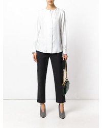 Chemise en soie blanche Jil Sander