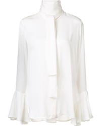 Chemise en soie blanche Ellery