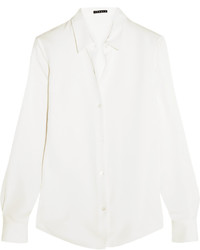 Chemise en soie blanche Theory