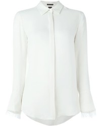 Chemise en soie blanche Theory