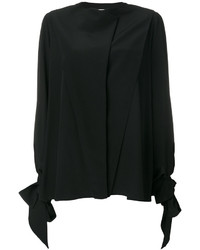 Chemise en soie noire Givenchy