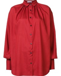Chemise en soie rouge Tome