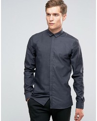 Chemise gris foncé Minimum