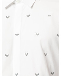 Chemise imprimée blanche Neil Barrett