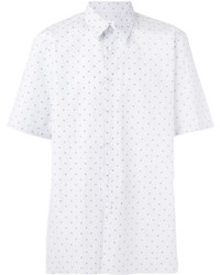 Chemise imprimée blanche Jil Sander