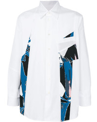 Chemise imprimée blanche Marni