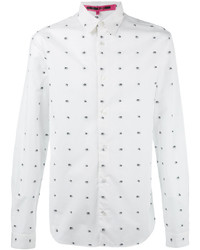 Chemise imprimée blanche McQ