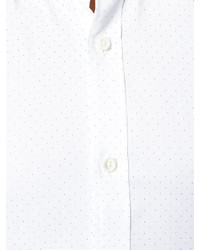 Chemise imprimée blanche Z Zegna