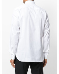 Chemise imprimée blanche Z Zegna