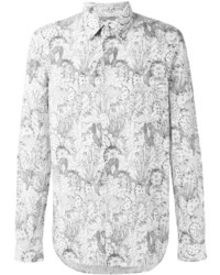 Chemise imprimée blanche Paul Smith