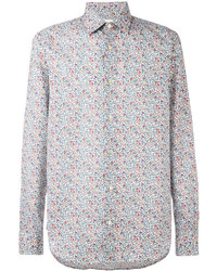 Chemise imprimée blanche Paul Smith