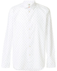 Chemise imprimée blanche Paul Smith