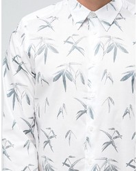 Chemise imprimée blanche Paul Smith