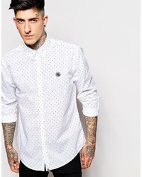 Chemise imprimée blanche Pretty Green