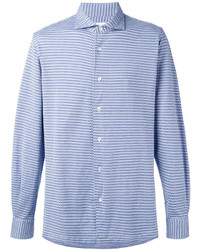 Chemise imprimée bleu clair Barba