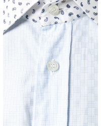 Chemise imprimée bleu clair Etro